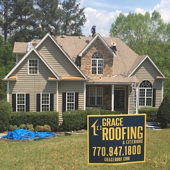country home with new roof