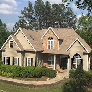 country home with new roof