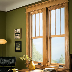 wooden window frames